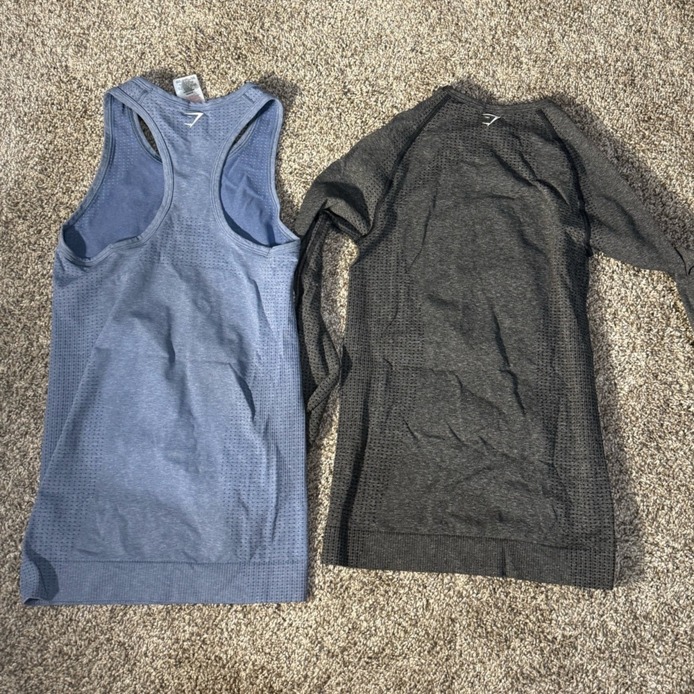 Gymshark Women’s XS Tank and Long-sleeve Top (Seamless) (XS) 🦈 - Picture 4 of 4
